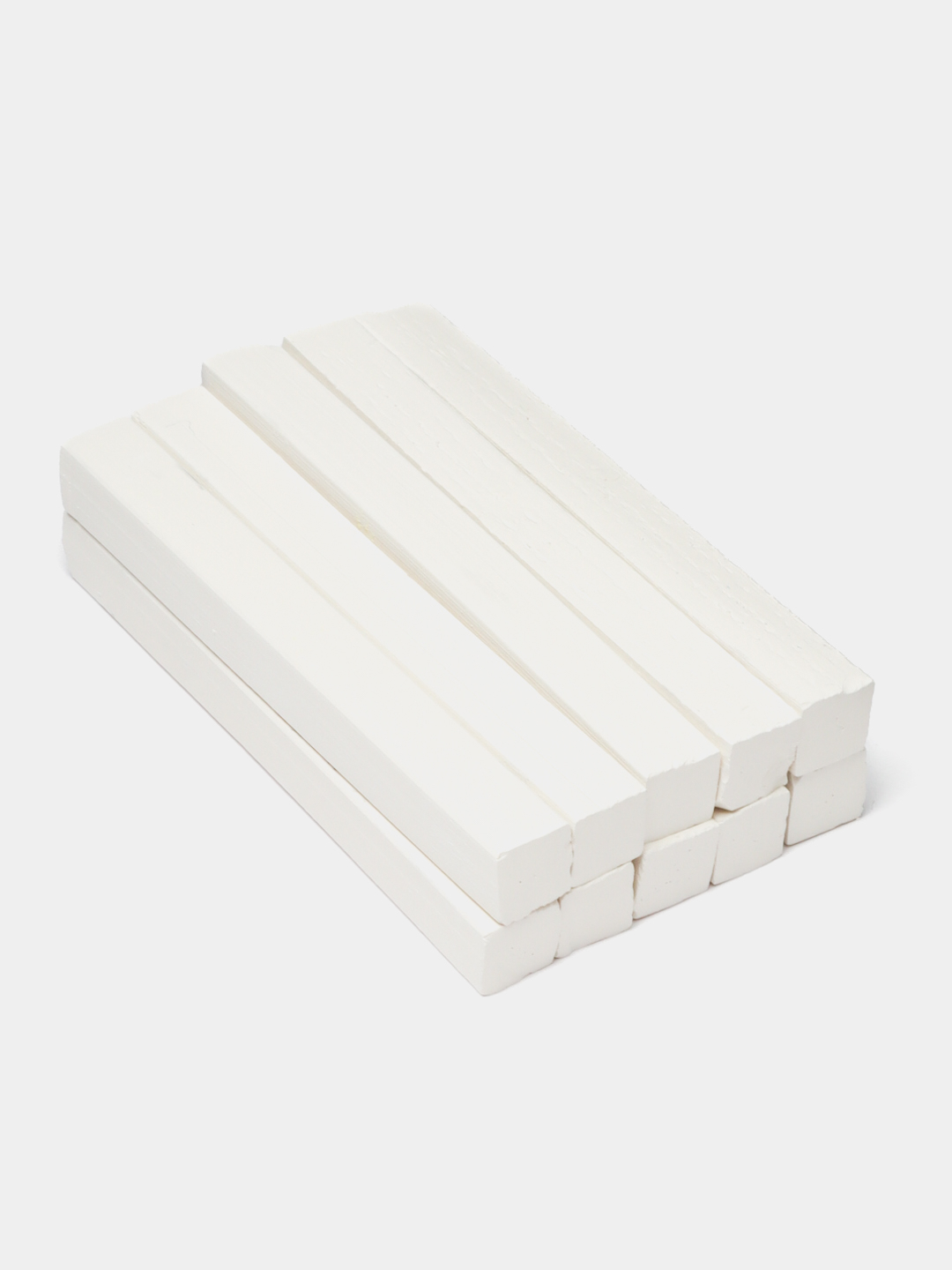 Bo'rlar maktab , oq, 10 dona, yumshoq, kvadrat, karton, evro-qalin - 