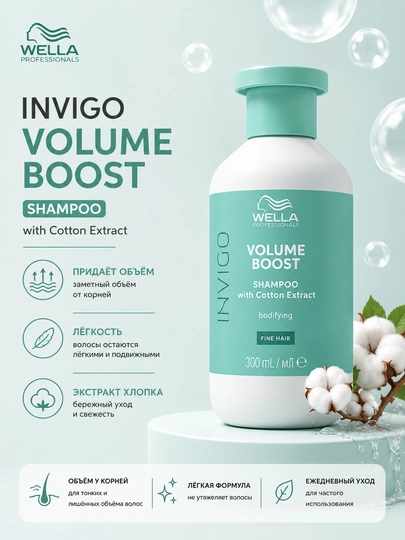 VOLUME BOOST Шампунь для придания объема
