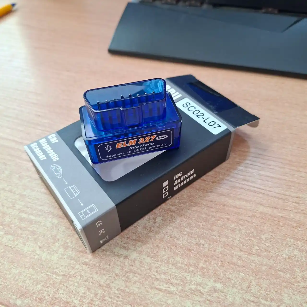 Автосканер ELM 327 v1.5., чип PIC18F25K80, две платы, Bluetooth 5.1, для Android,Windows