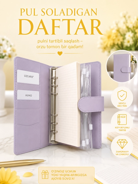 Pul yig'ish uchun daftar