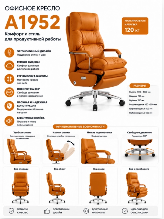 Ofis kreslosi Model: A1952 - 