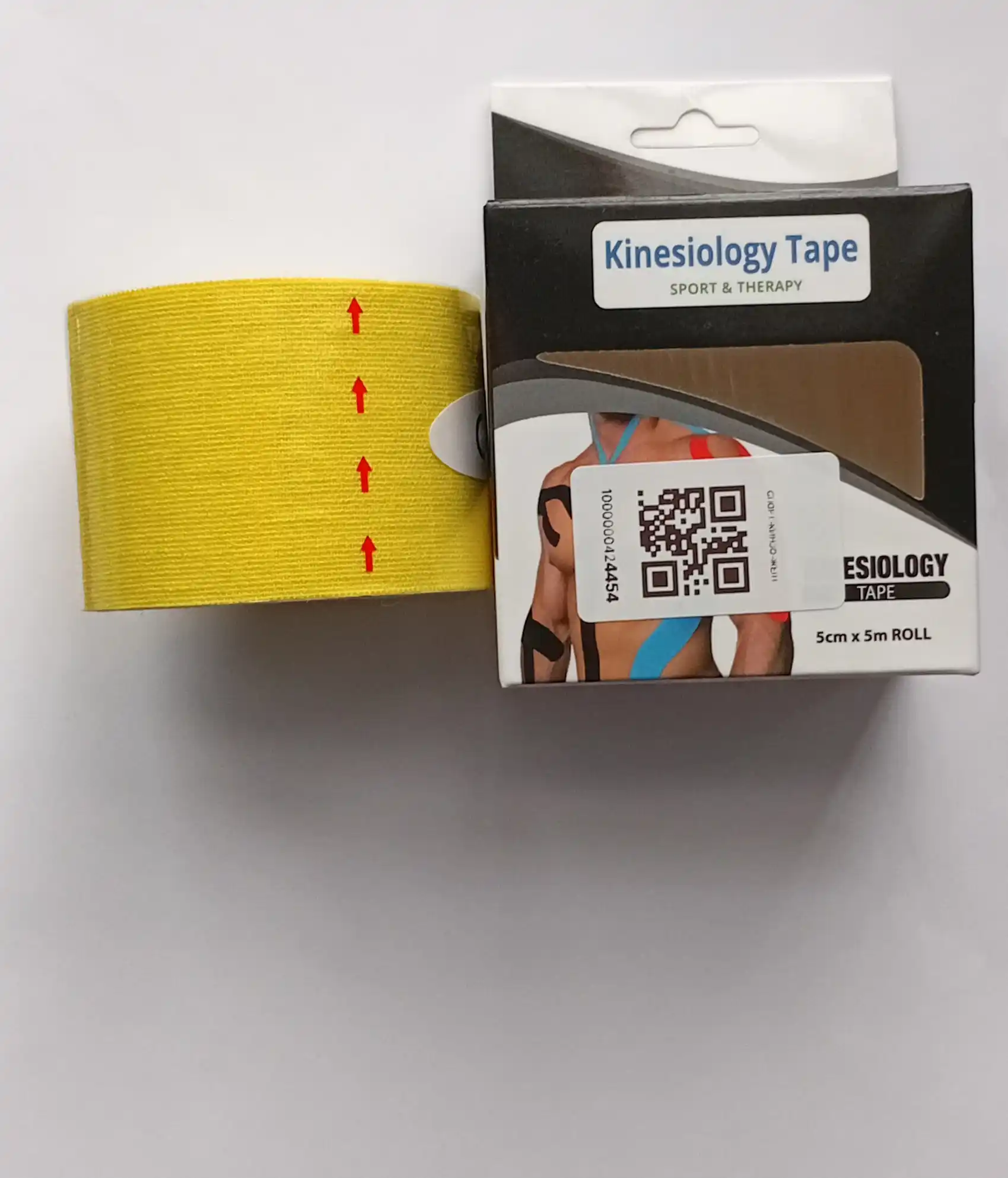 Кинезио тейп 5×5 см, кинезиологическая лента для тела и лица