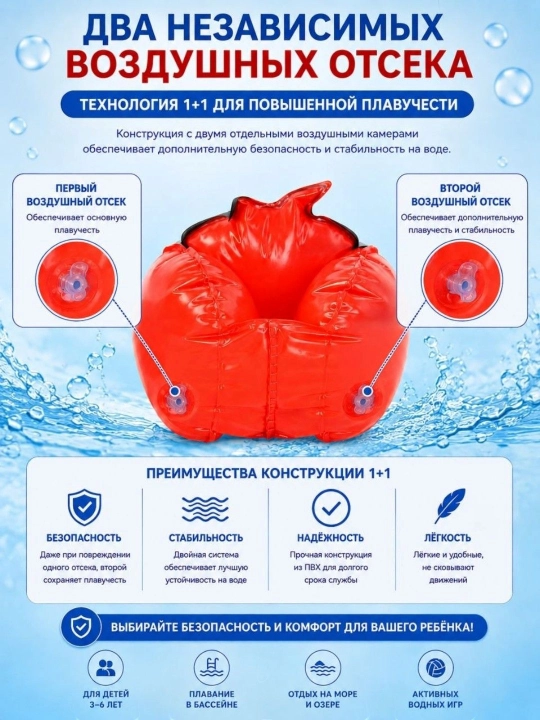 Детские нарукавники для плавания