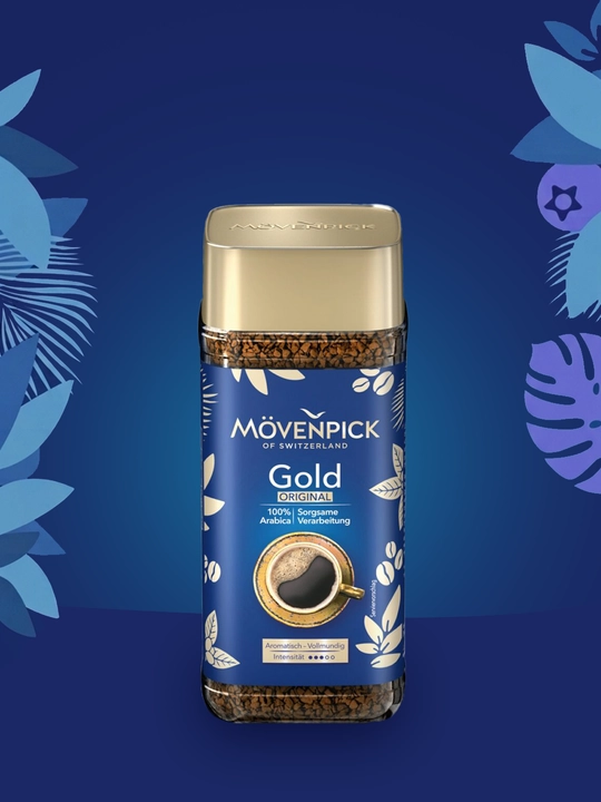 Eriydigan qahva Movenpick GOLD, 100 g - 