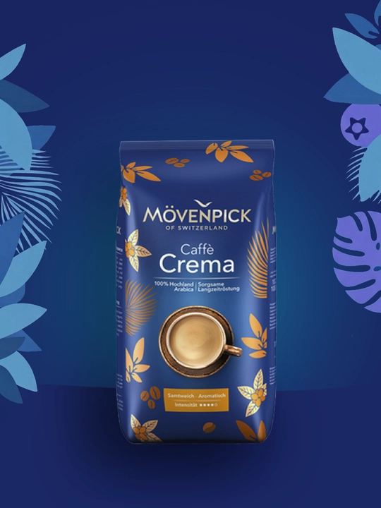Movenpick Caffe Crema qahva donalari, 500 g - 