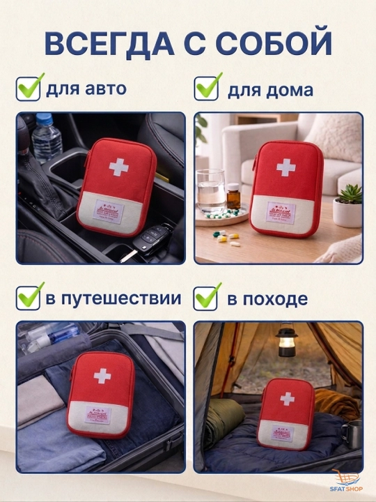 Дорожная мини - аптечка для путешествий
