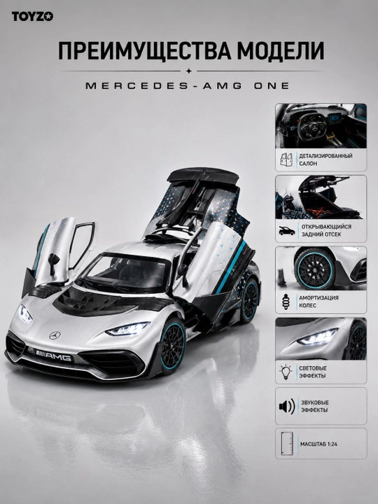 Mercedes-AMG ONE Premium metall model