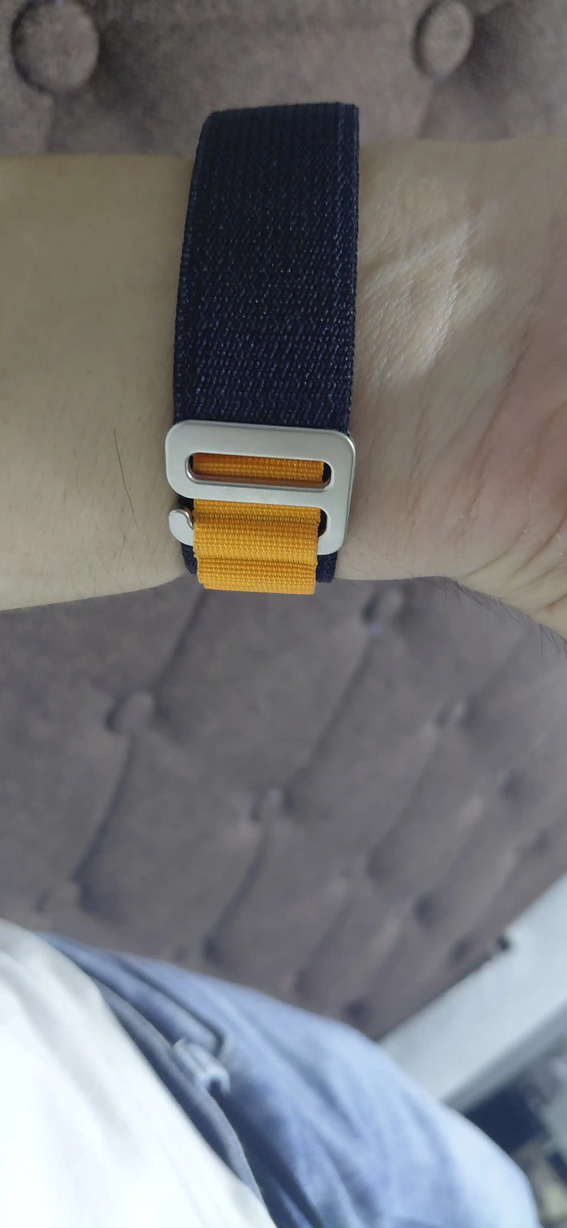 Ремешок нейлоновый для Samsung, Huawei, Amazfit и любых других часов, размер 22 мм и 20 мм