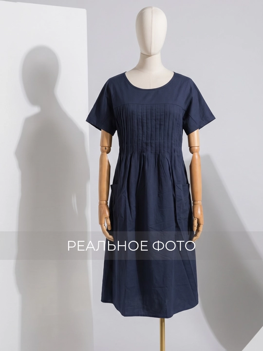 Ayollar yozgi libos, 100% paxta — ELLY FASHION