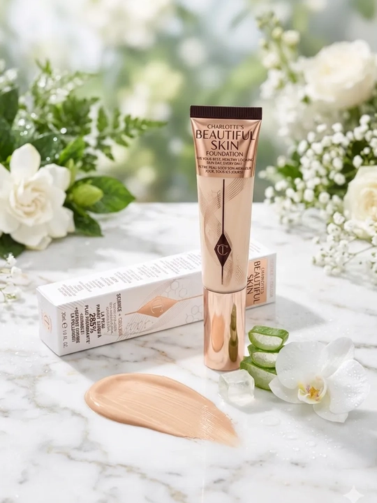 Тональный крем для лица увлажняющий, Charlotte Tilbury Beautiful Skin, 30мл - 