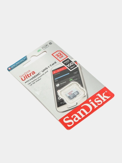 Карта SanDisk Ultra microSD 64/16 гб
