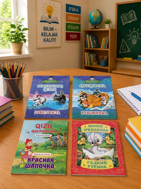 Набор детских сказок красочные книги для чтения и развития ребенка