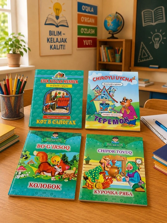 Набор детских сказок красочные книги для чтения и развития ребенка