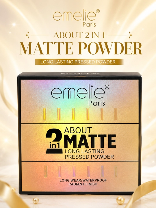 Пудра для лица, Emelie Professional Mattifying Face Powder — матирующая пудра