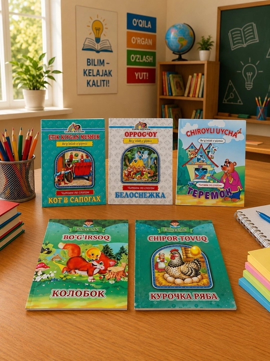 Набор детских сказок красочные книги для чтения и развития ребенка