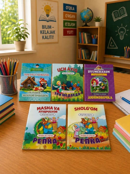 Набор детских сказок красочные книги для чтения и развития ребенка