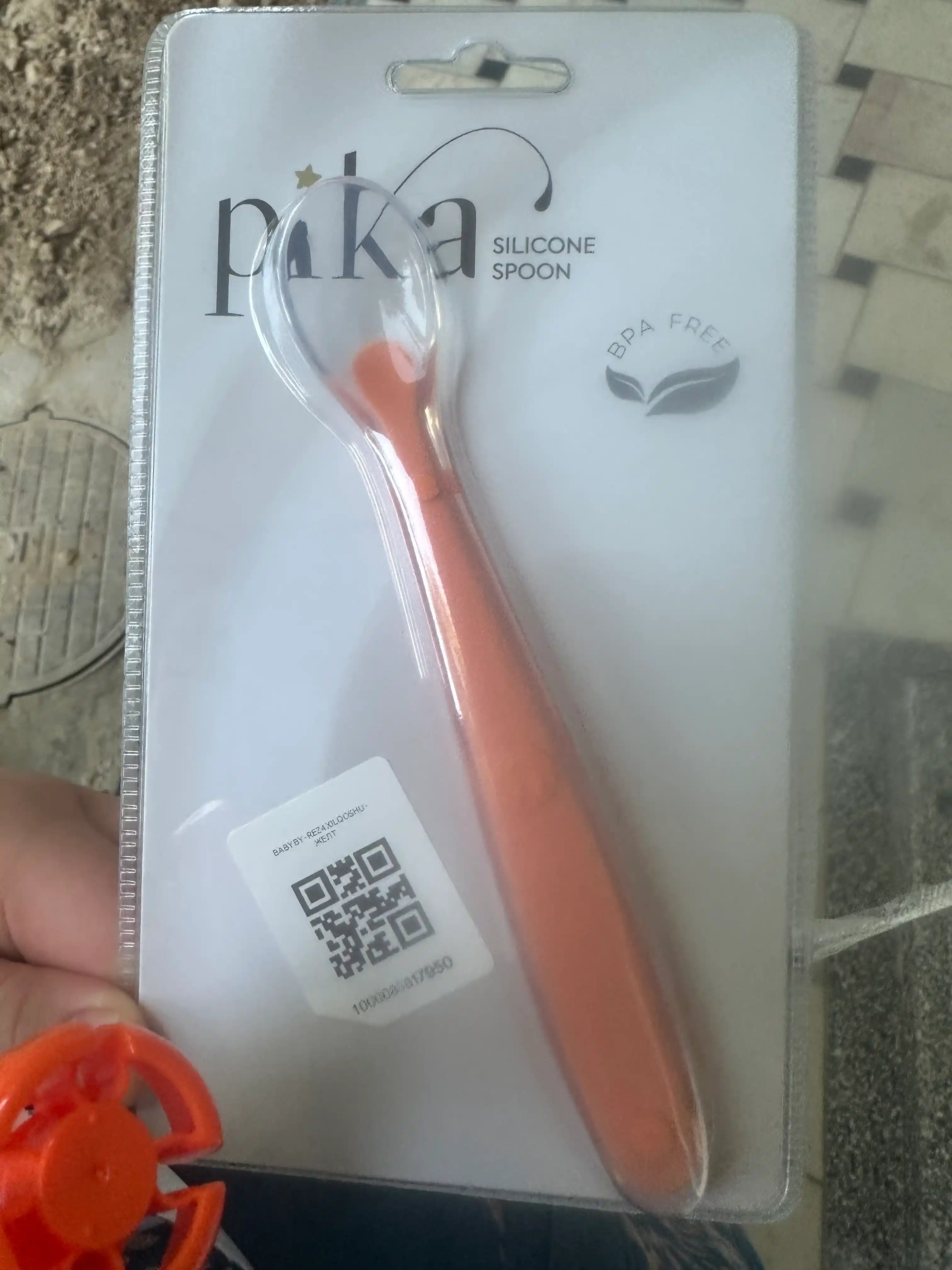 Мягкая детская ложечка для кормления 0+ 