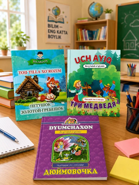 Набор детских сказок красочные книги для чтения и развития ребенка