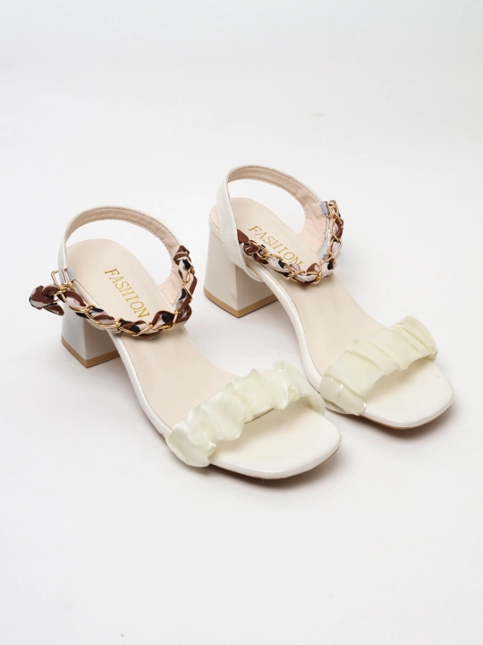 Ayollar bosonojkasi LTY180, eko charm, 5 sm poshna, 2 rang, 36–40 o‘lcham - 