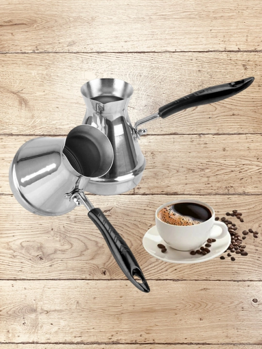 Qahva pitcheri 600 ml,350 ml, zanglamaydigan po‘latdan–sut ko‘pirtirish va latte-art uchun