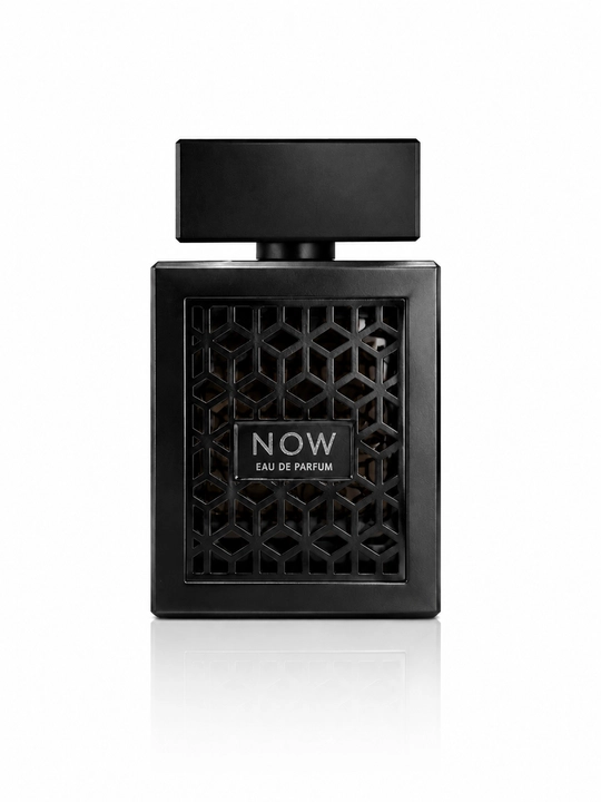 NOW Eau De Parfum erkaklar atiri, premium qora dizayn, uzoq saqlanuvchi hid