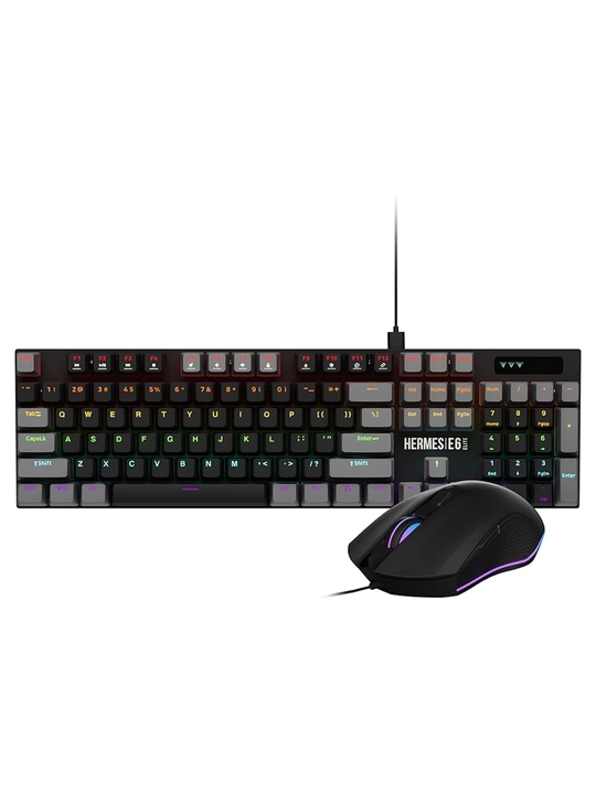 Клавиатура и мышь игровой комплект GAMDIAS HERMES E6 Elite - 