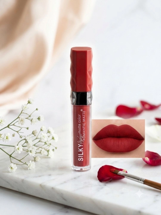 Silky Romantic Matte Color suyuq mat lab bo‘yog‘i