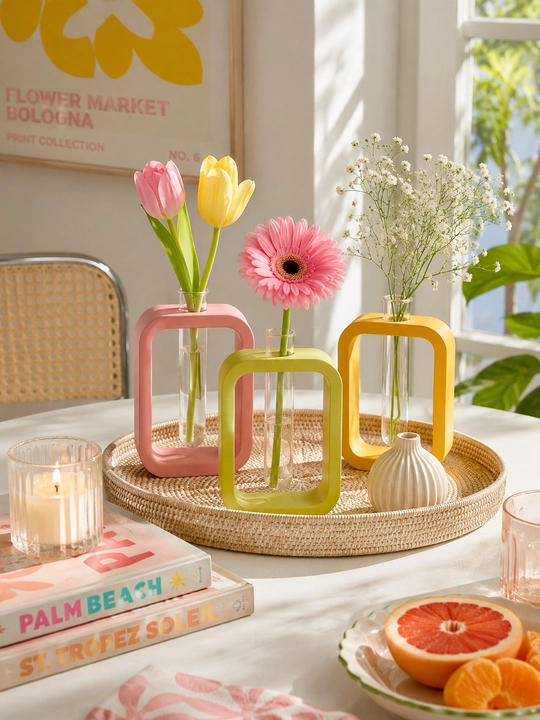 Silikon qolip, gullar uchun guldon, guldon qolipi, gips va smola uchun mold