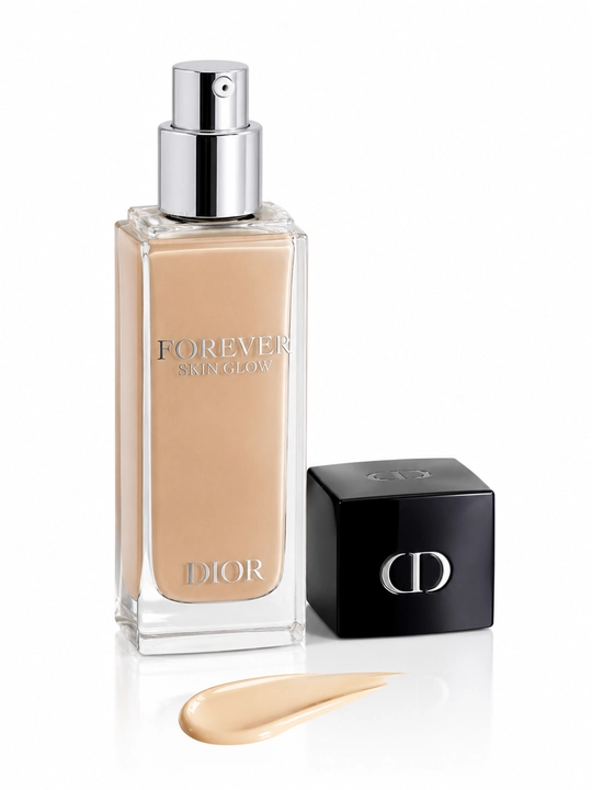 Yengil tonal krem, uzoq saqlanuvchi makiyaj, Dior forever skin glow 0.5N neutral glow