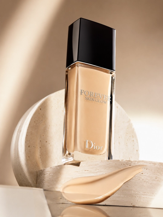 Yengil tonal krem, uzoq saqlanuvchi makiyaj, Dior forever skin glow 0.5N neutral glow