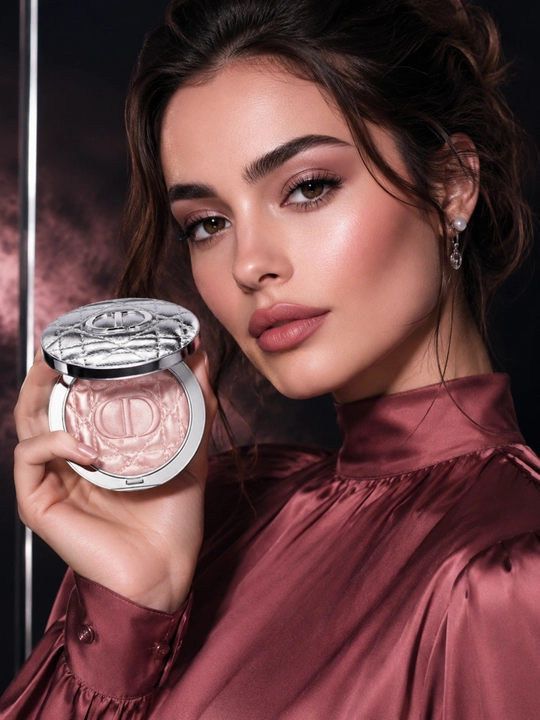 Мягкий розовый хайлайтер, естественный эффект, ослепительный блеск кожи-Dior forever03 pink