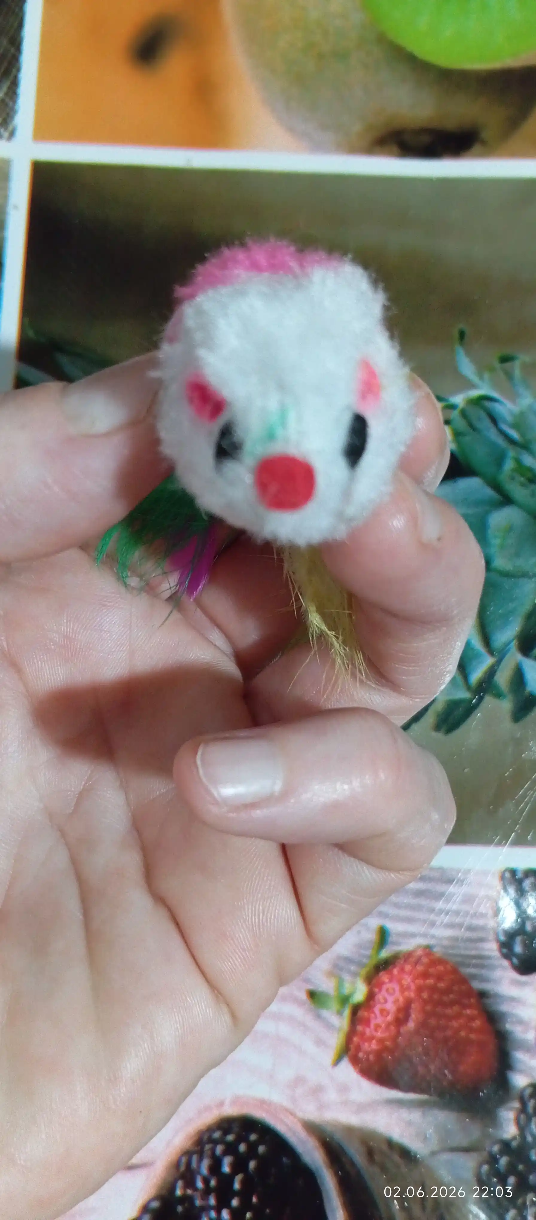 Игрушка мышь для кошек
