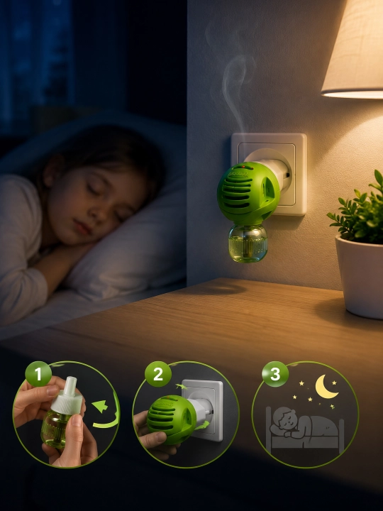Raptor, Chivin, pashsha hashoratlarga qarshi vositalar to‘plami, Fumigator va suyuqlik