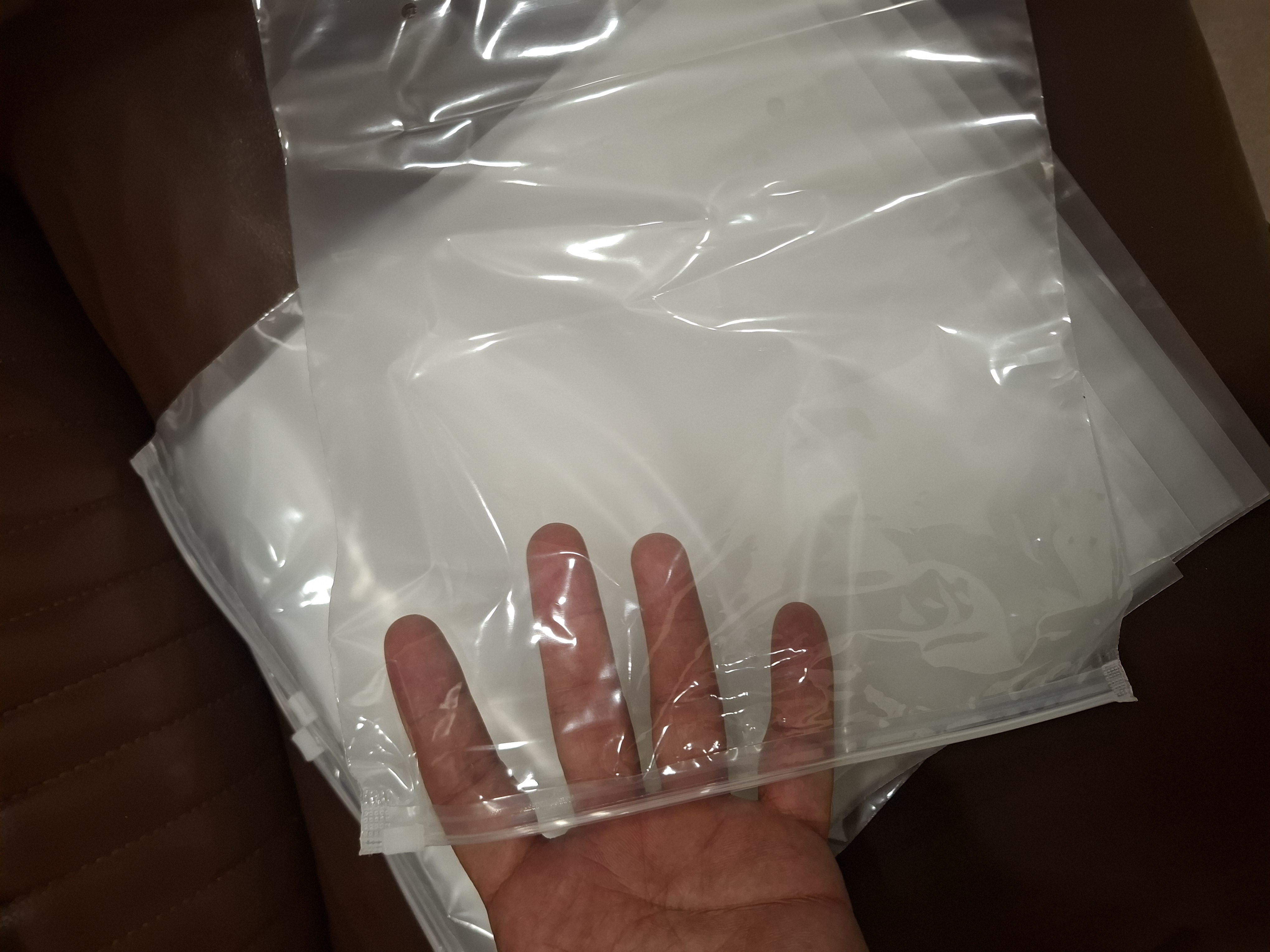 Zip Lock пакеты для упаковки, хранения аксессуаров, матовая и прозрачная стороны, 50 штук