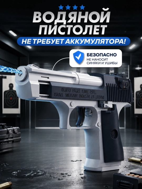 Водяной пистолет для детей, для летнего сезона