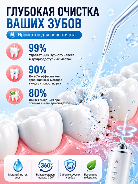 Портативный ирригатор для полости рта