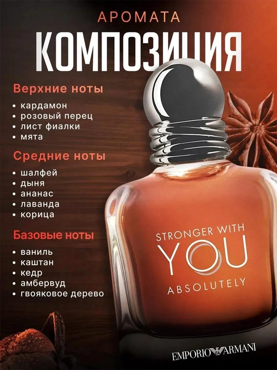 Erkaklar atiri Giorgio Armani Stronger With You Absolutely, 100 ml