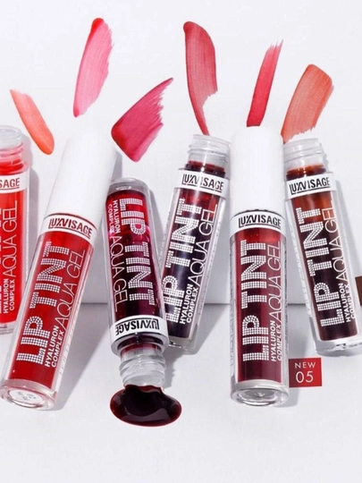 Lablar uchun tus beruvchi gel Luxvisage Lip Tint Aqua Gel - 