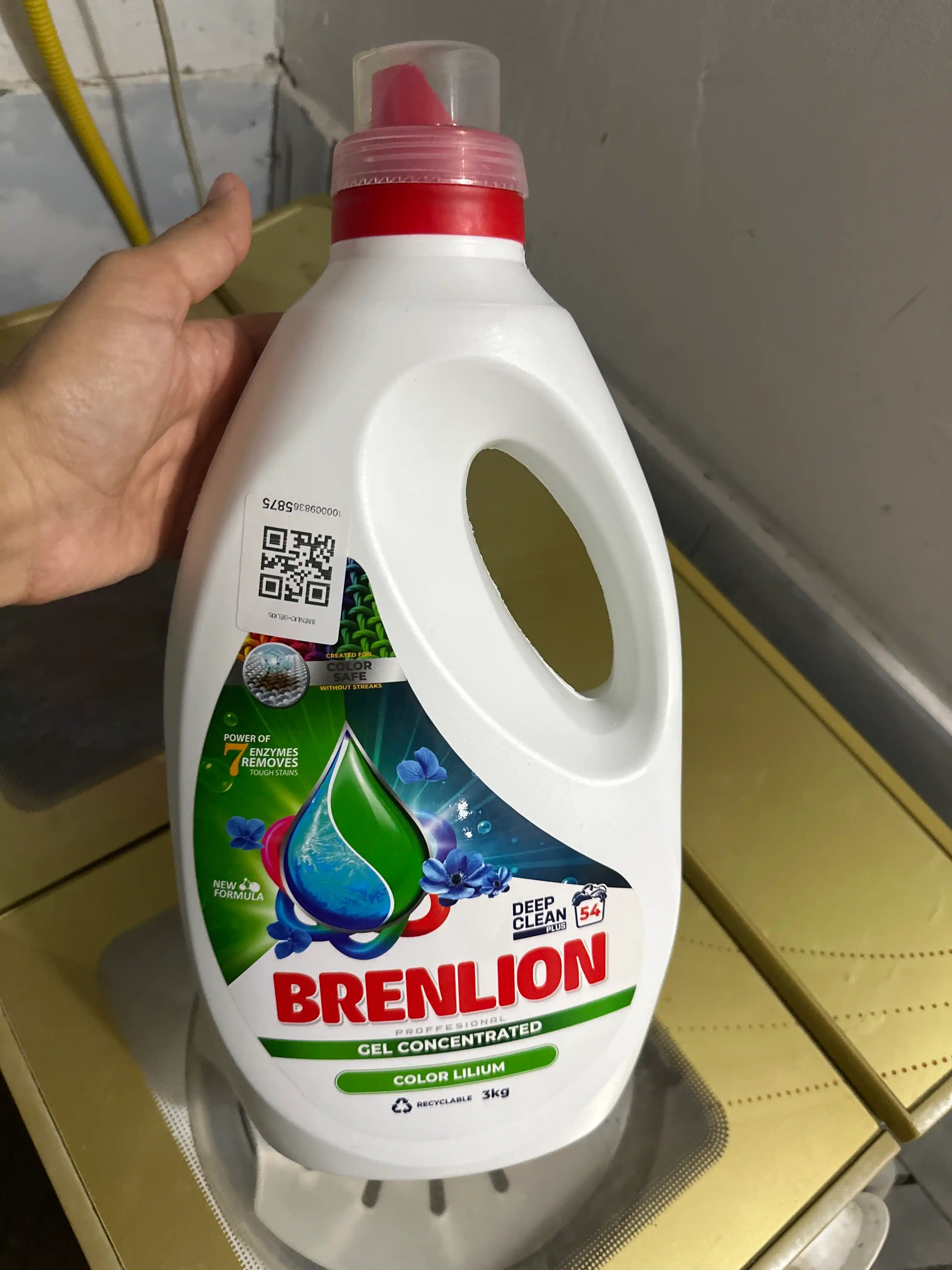 Набор BRENLION жидкий гель для стирки 3 кг и кислородный отбеливатель 300 г