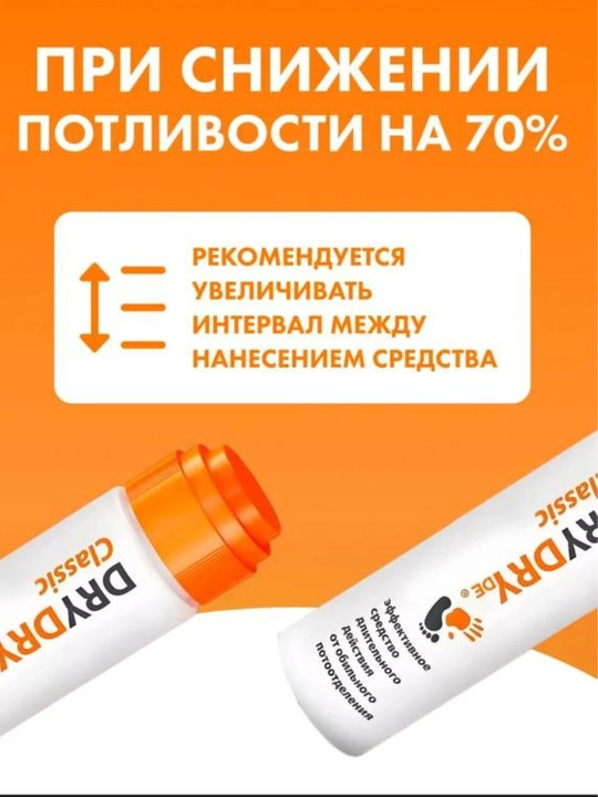Dry Dry de classic дезодорант антиперспирант от пота и запаха, защита до 7 дней