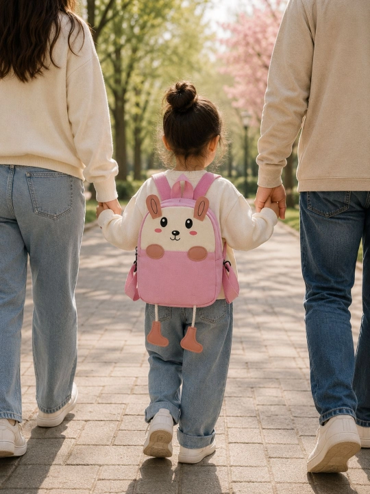 Рюкзак, детский рюкзак зайчик, для сада и прогулок, 1–5 лет