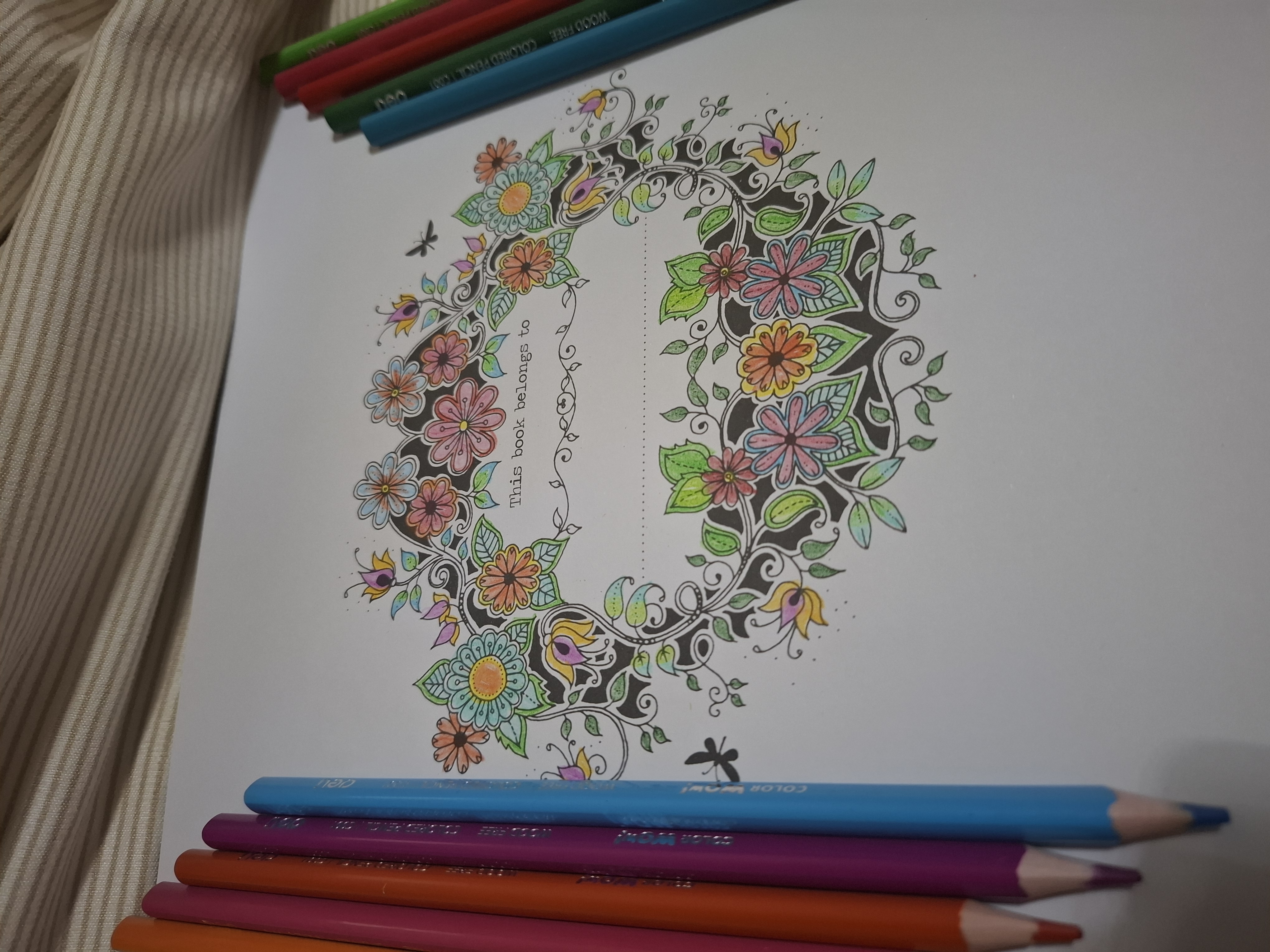 Mandala, anti-stress, boyash kitobi, raskraska, kattalar uchun, 96 bet, Secret garden
