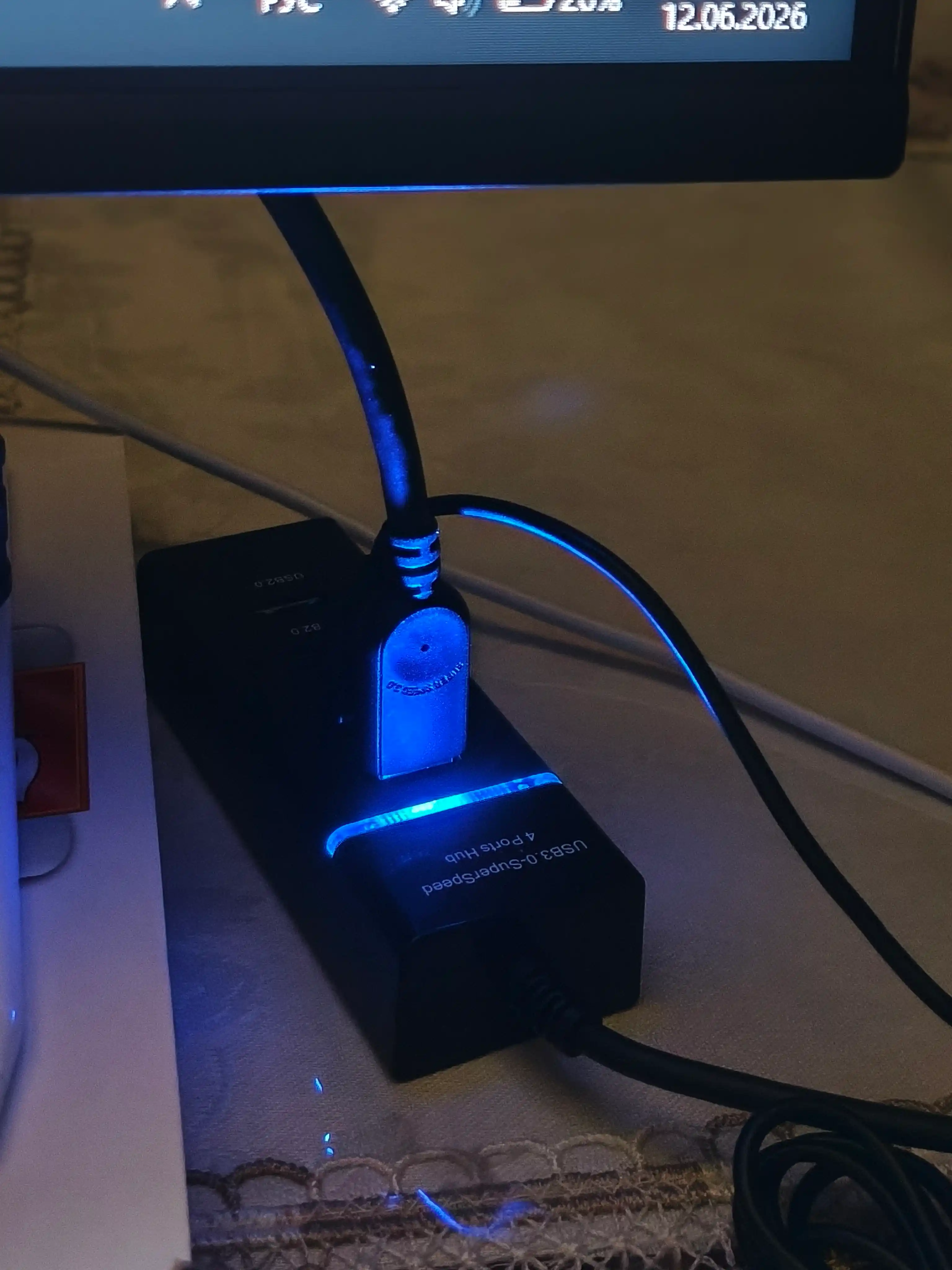 USB хаб 3.0 концентратор, на 1x USB 3.0 и 3x USB 2.0 (20 см)
