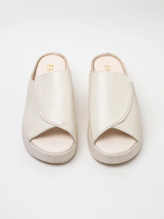 Ayollar sabosi SW0494, eko charm, 5 sm poshna, 2 rang, 36–40 o‘lcham