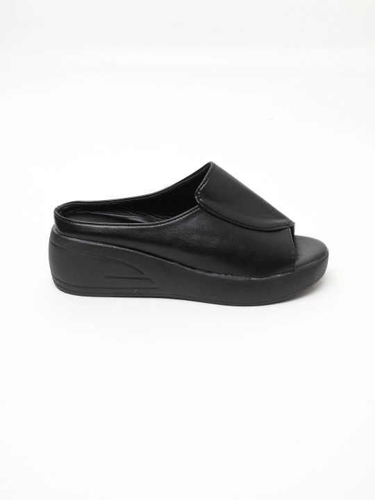 Ayollar sabosi SW0494, eko charm, 5 sm poshna, 2 rang, 36–40 o‘lcham