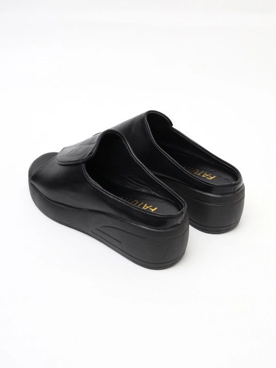 Ayollar sabosi SW0494, eko charm, 5 sm poshna, 2 rang, 36–40 o‘lcham
