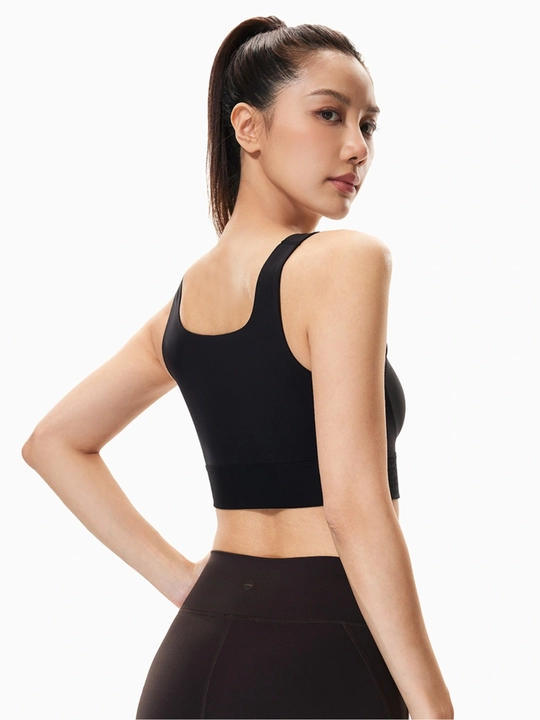 Ayollar uchun Li-Ning AUBW016 top-bra, fitness va yugurish uchun kompression lifchigi
