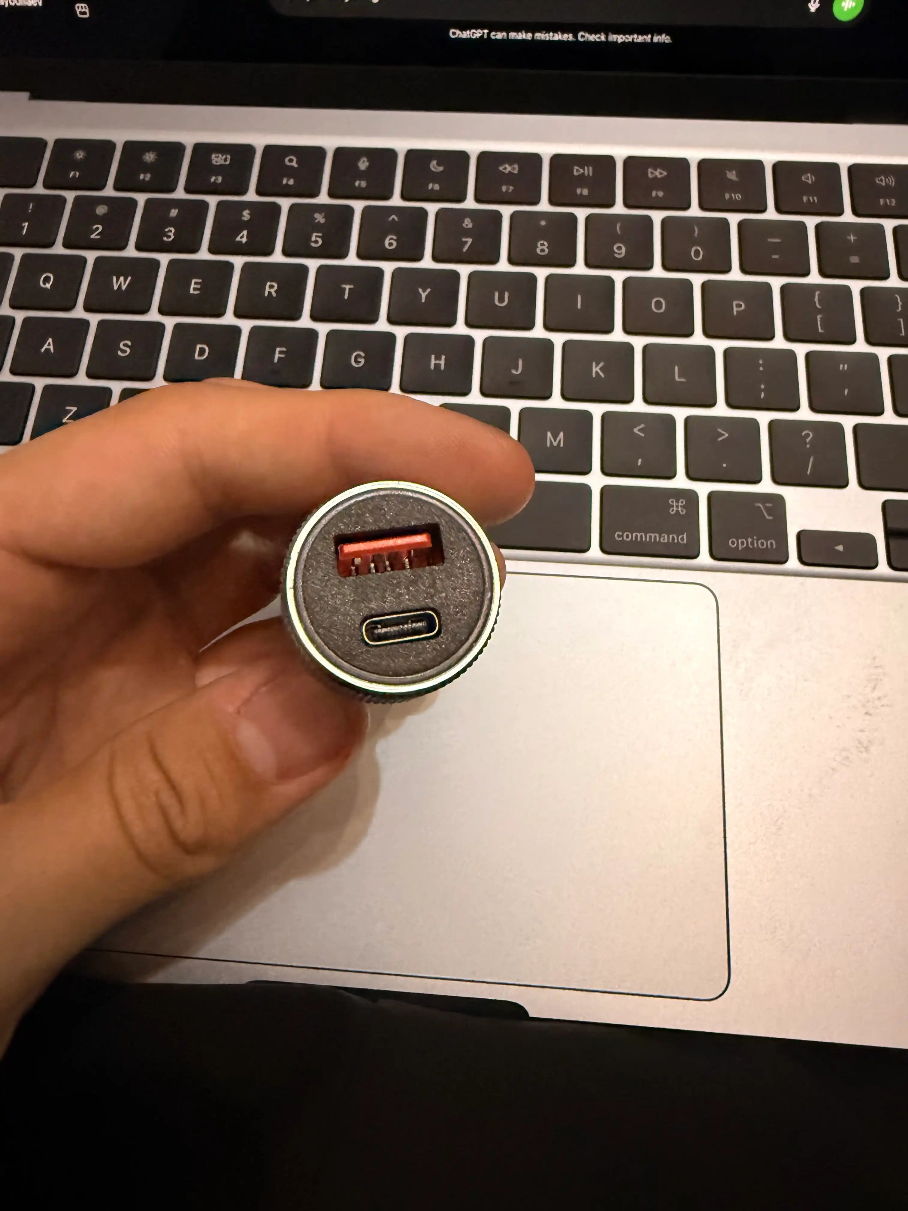 Автомобильная быстрая зарядка, USB-A + Type-C, 100 Вт