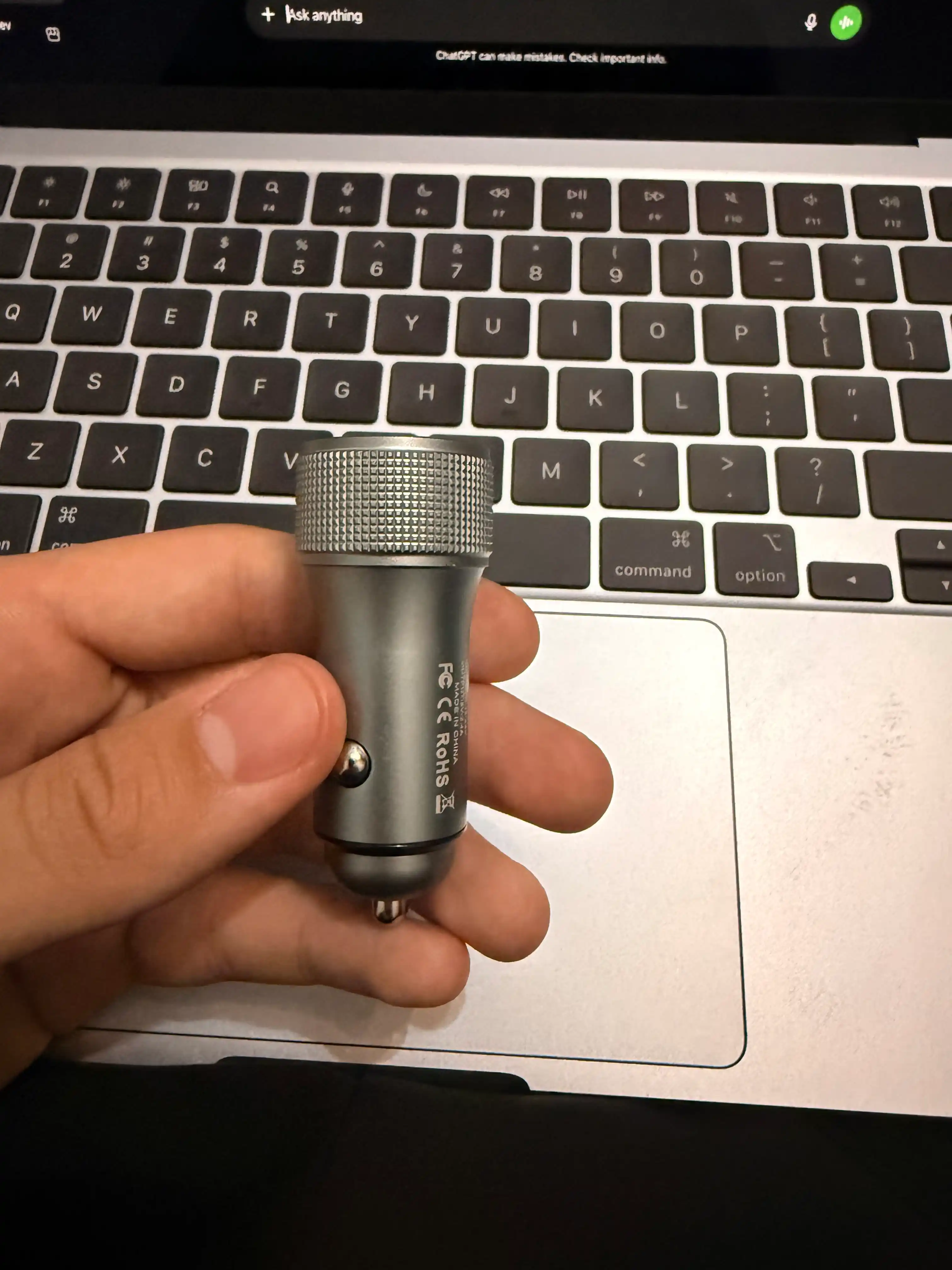Автомобильная быстрая зарядка, USB-A + Type-C, 100 Вт