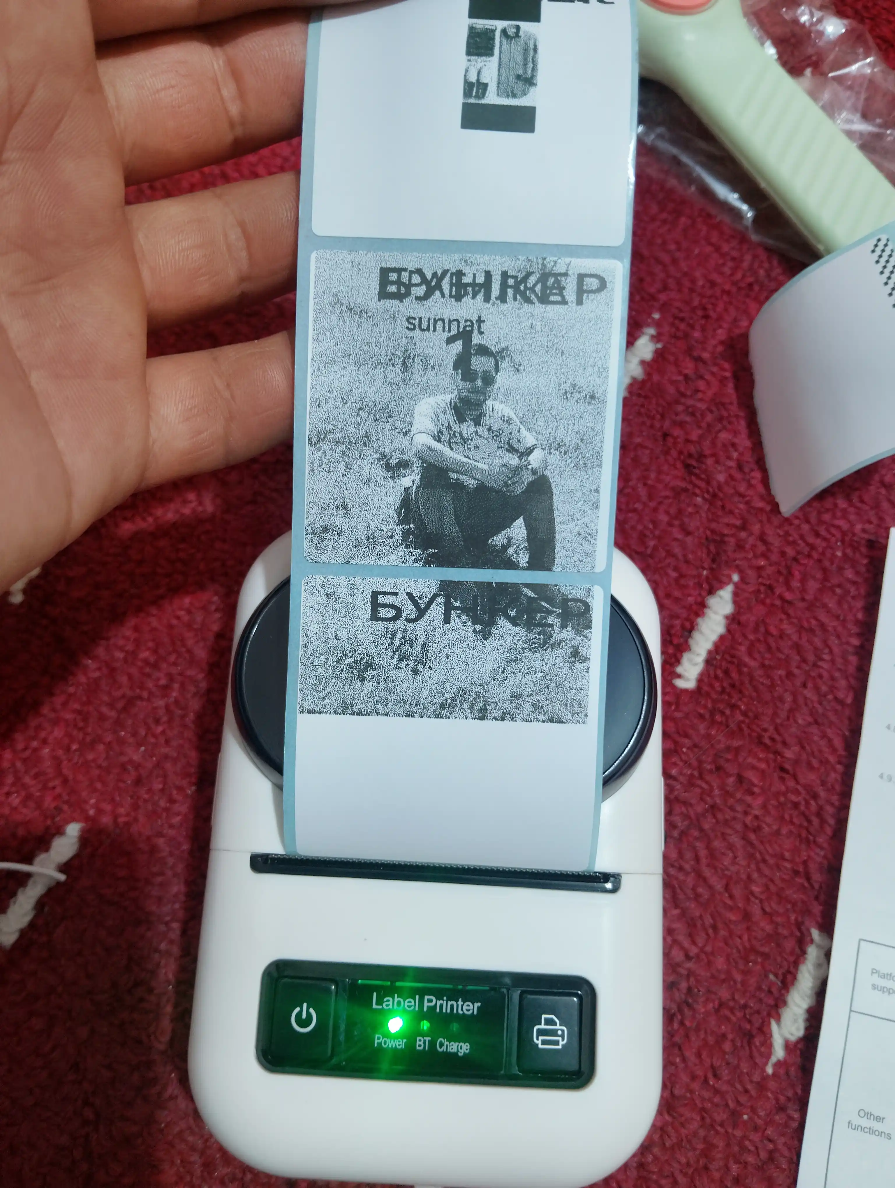 Беспроводные мини термопринтеры для телефонов, работают по Bluetooth